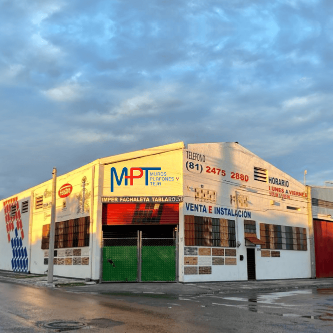 Surtimos materiales para construcción ligera, acabados y soluciones en muros, plafones y tejas.